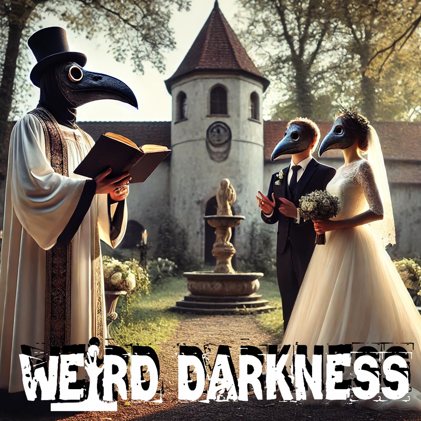 cover of episode “PLAGUE WEDDINGS” and More Horrifying True Stories! #WeirdDarkness