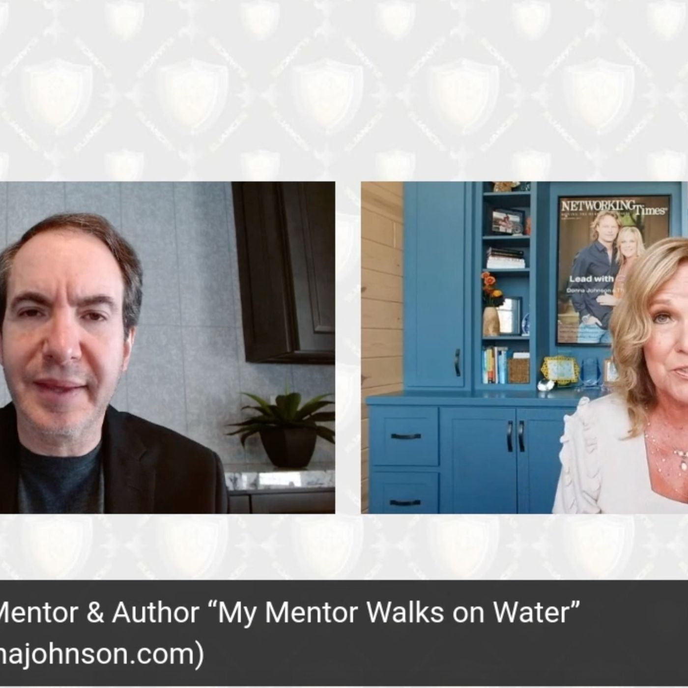 Donna Johnson, Mentor and Author of My Mentor Walks on Water