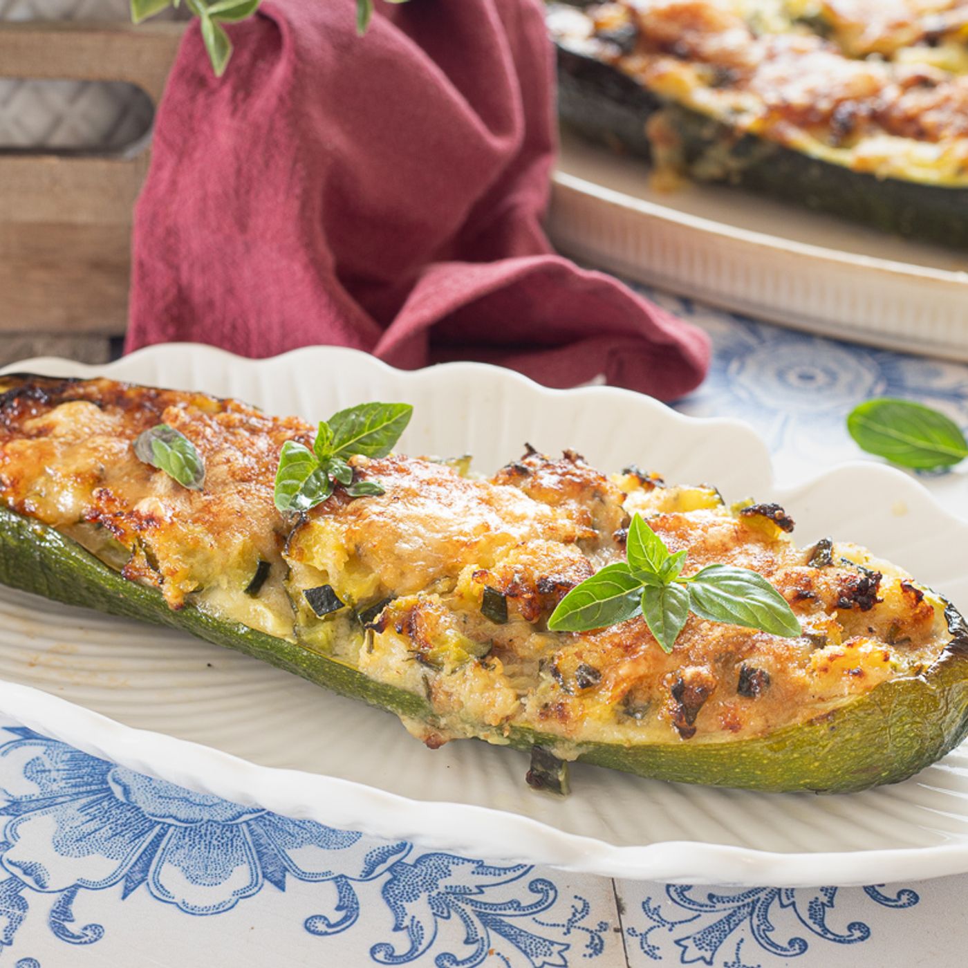 Zucchine ripiene vegetariane  con mozzarella episode artwork