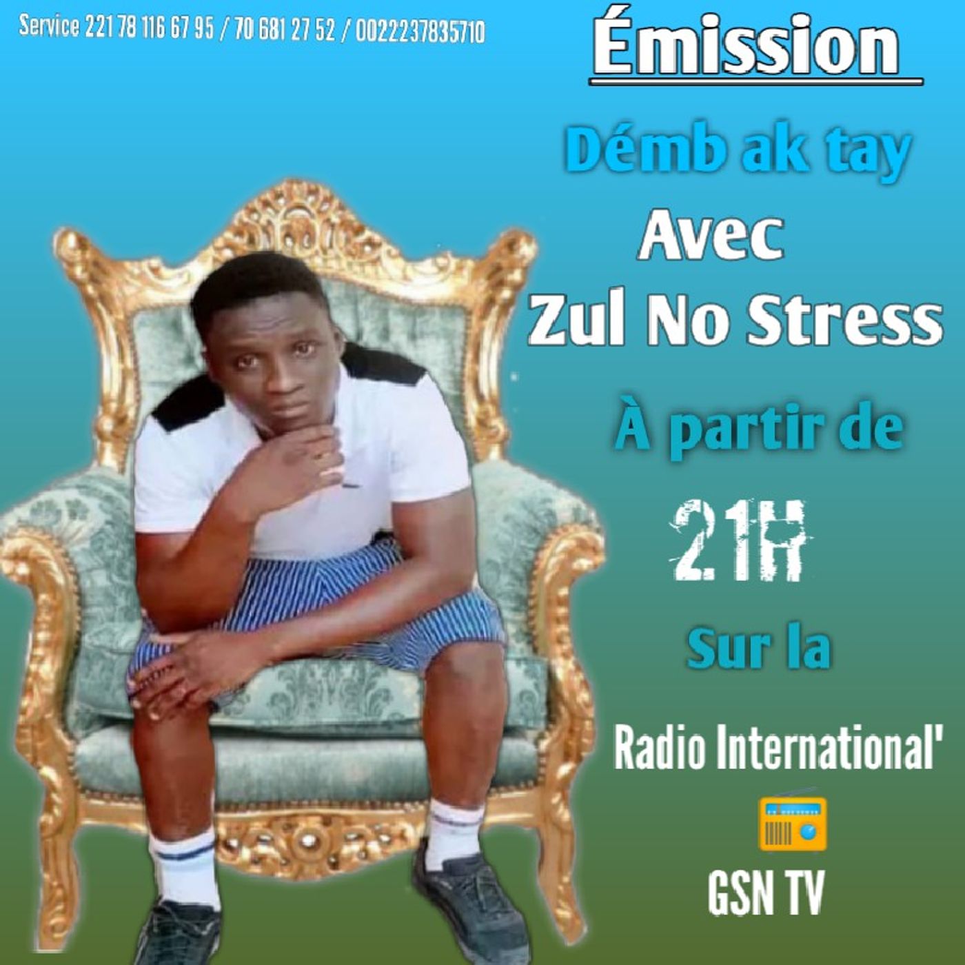 Émission-Démbe ak Zille No Stress (EN- LIVE🔴)GSN Radio International' episode artwork