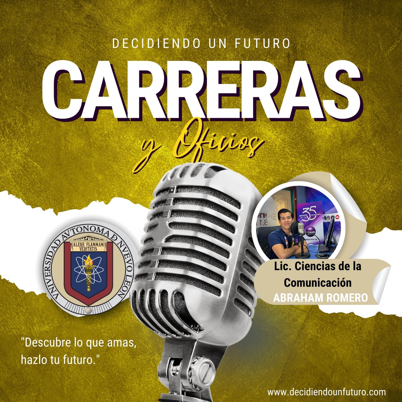 ¿Cómo estudiar COMUNICACIÓN y trabajar en la RADIO? | DUF con Abraham Romero #15 episode artwork