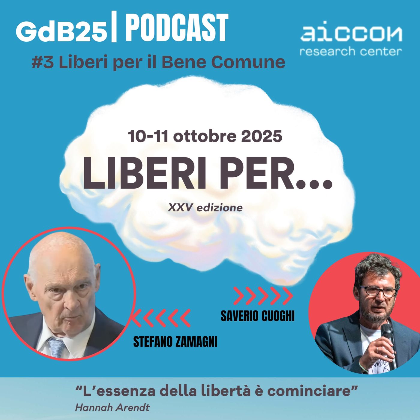 #3 Il Terzo Tempo GDB25 | Stefano Zamagni | Liberi per il Bene Comune
