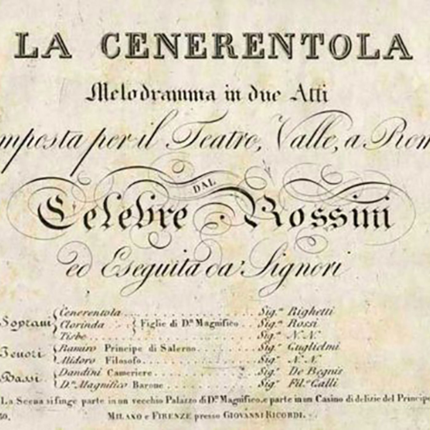 La Mattina all'Opera buongiorno con ... Gioachino Rossini e la Cenerentola episode artwork