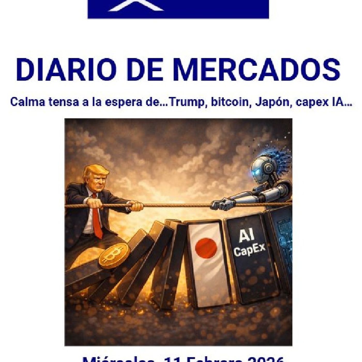 PODCAST PREMIUM DIARIO DE MERCADOS Miércoles 11 Febrero 2026