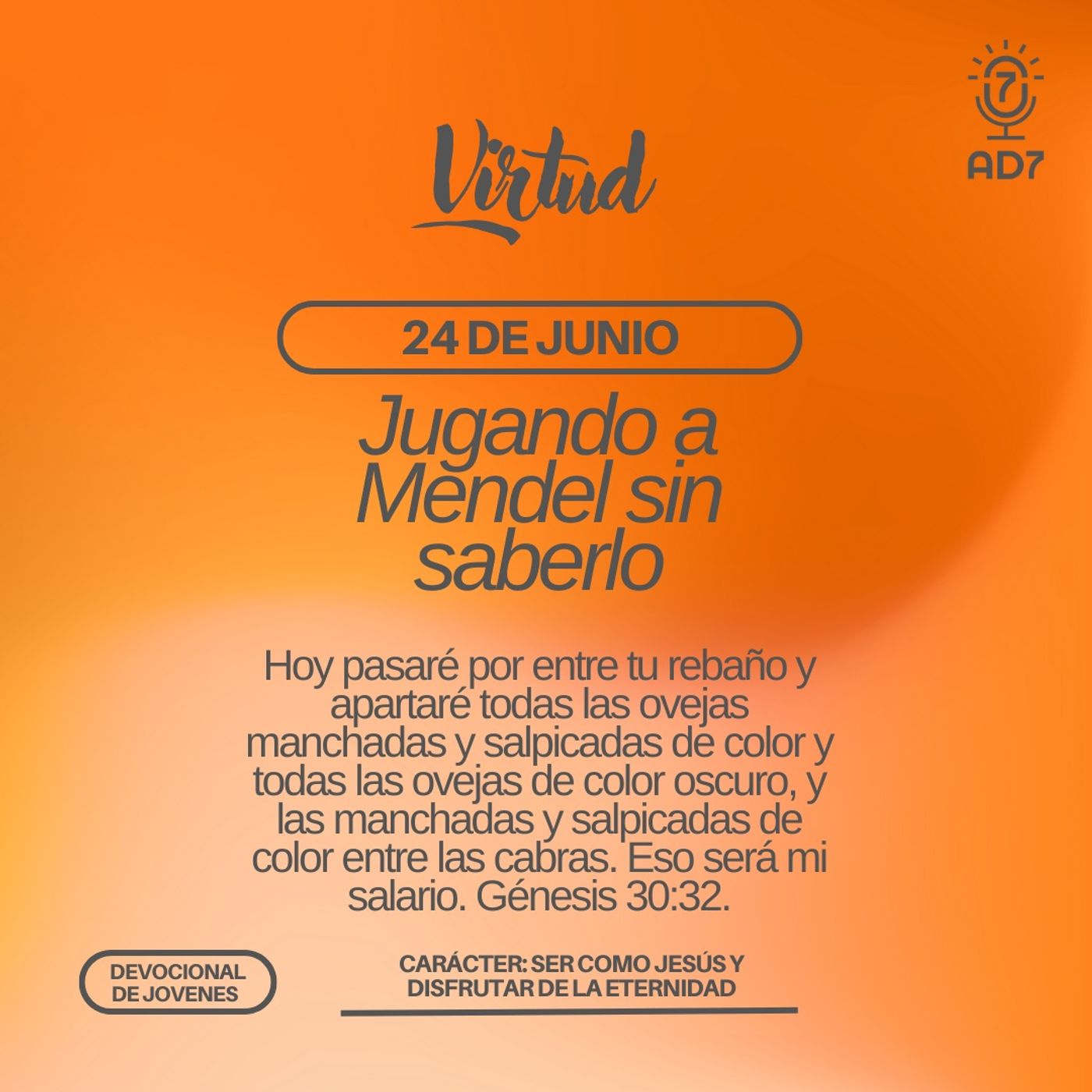 AD7 Devocional - Diferente / Inverso