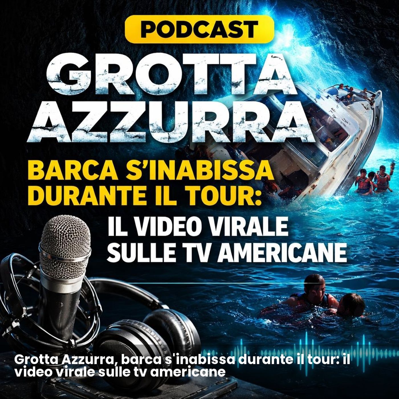 Grotta Azzurra, barca s'inabissa durante il tour: il video virale sulle tv americane episode artwork