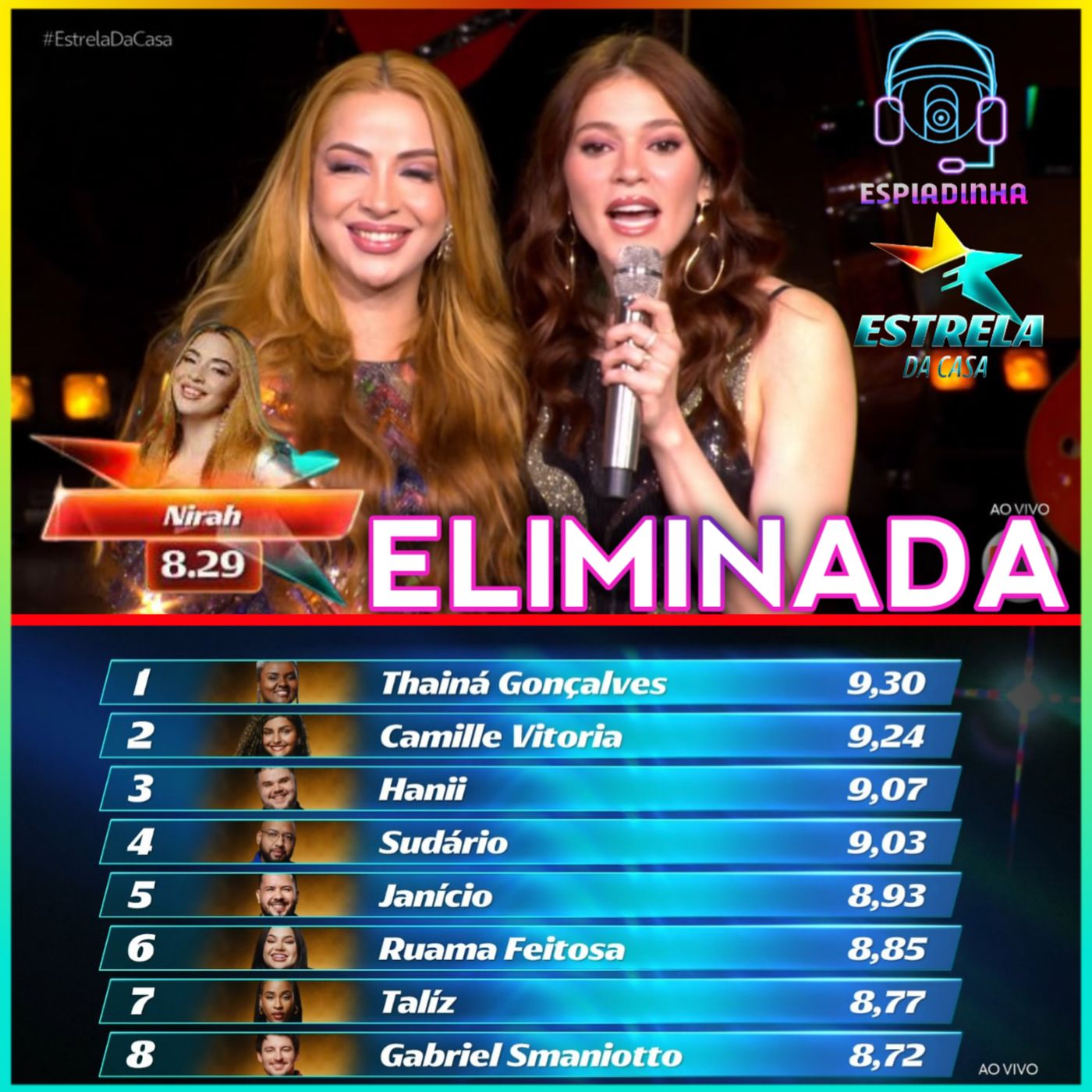 Nirah é a primeira eliminada do Estrela Da Casa 2!