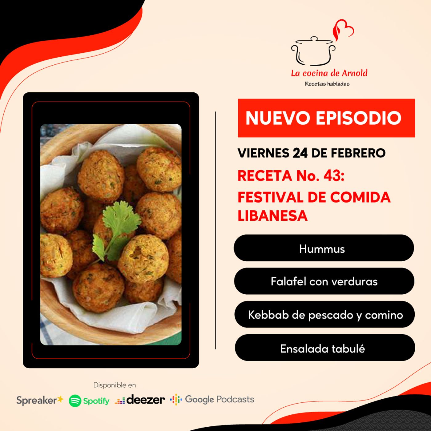 La cocina de Arnold, recetas habladas