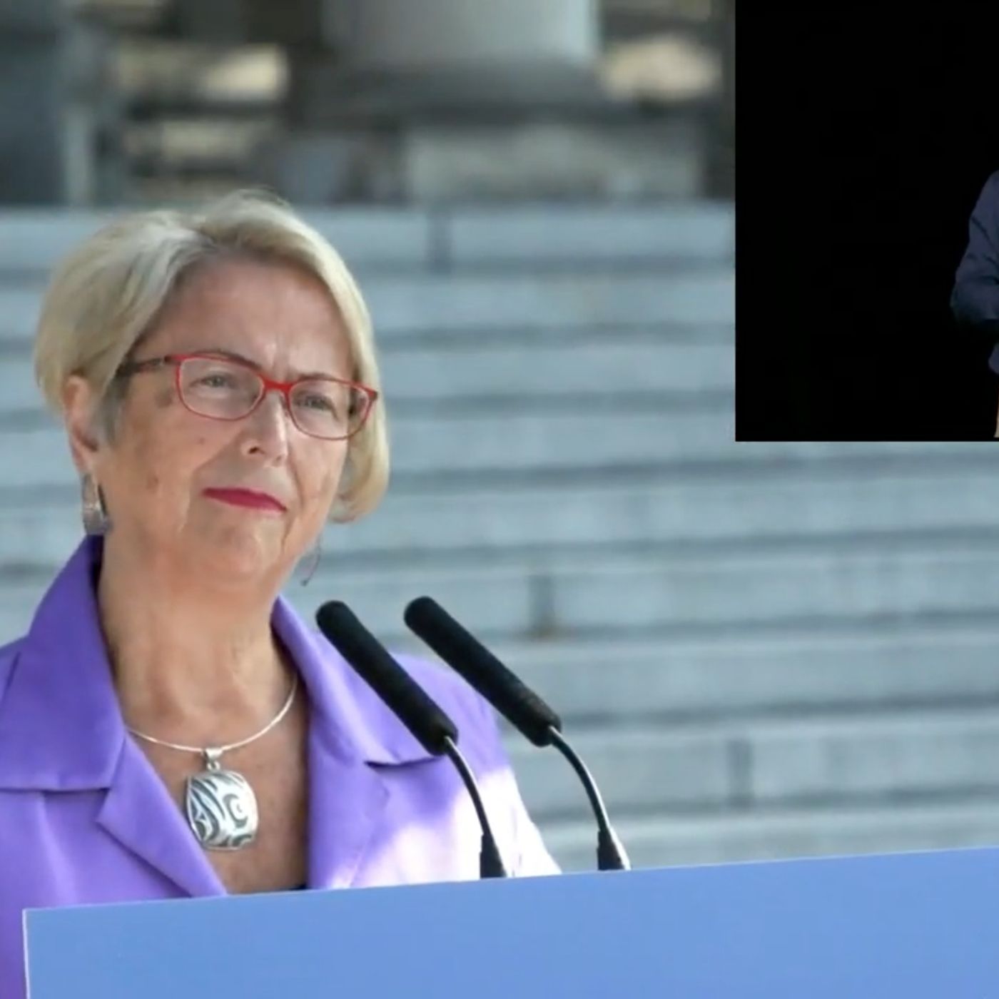 Policy and Right Judy Darcy annoucing more Beds for Mental Health Treatment