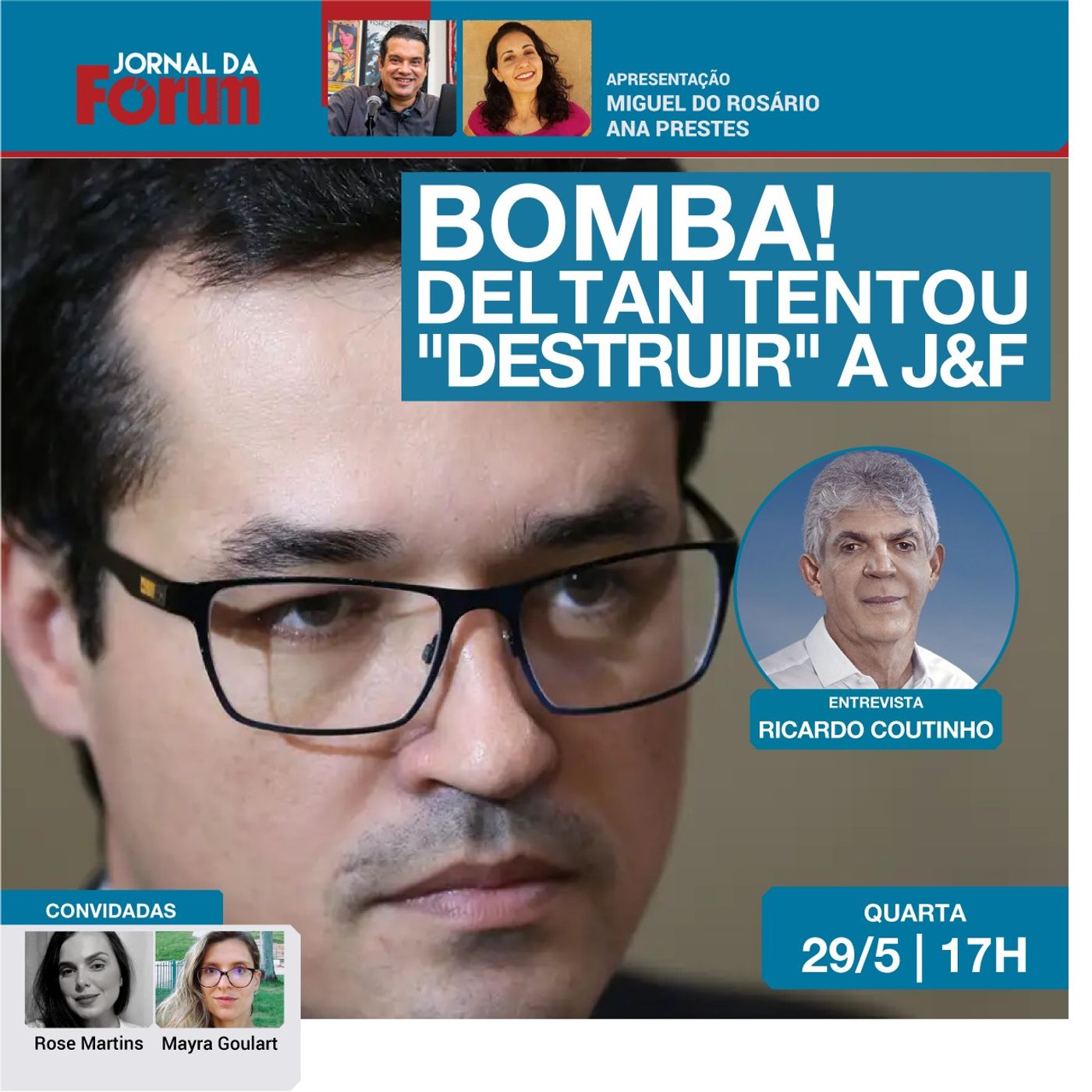 Diálogos mostram Deltan articulando a destruição da J&F | Oposição sente cheiro de sangue | 29.05.24 episode artwork