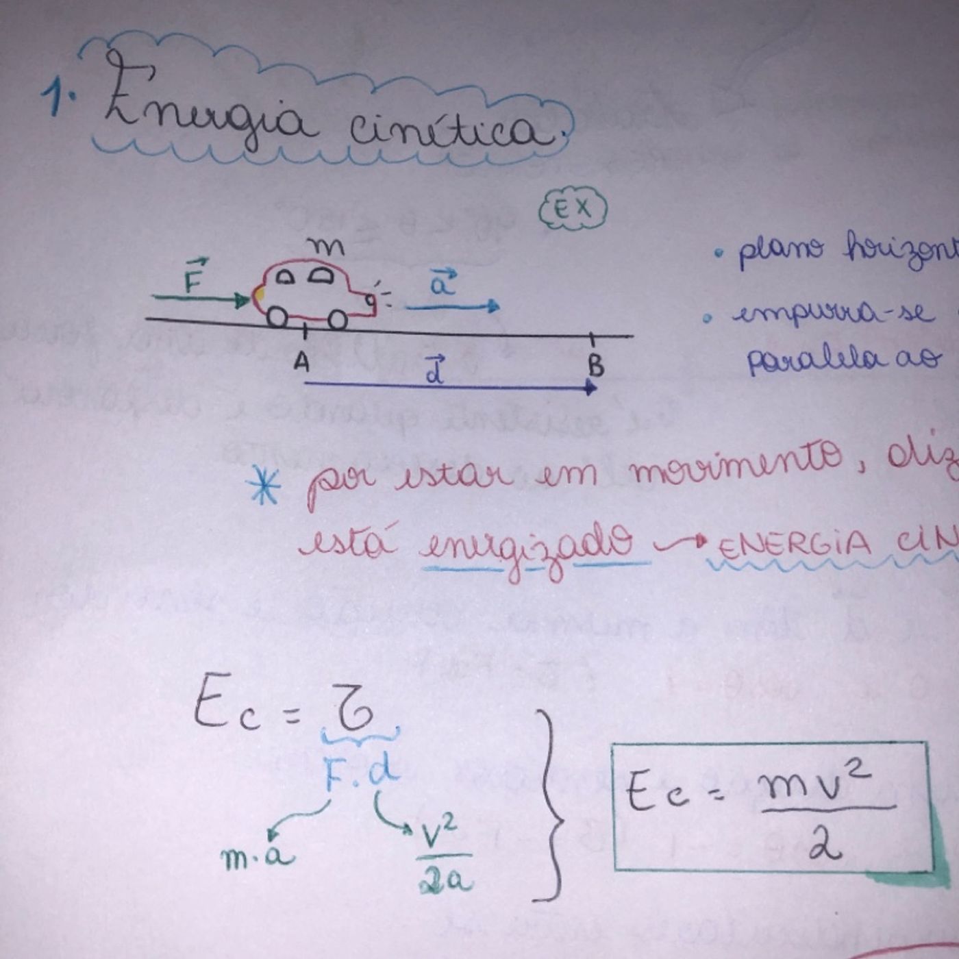 Energia mecânica cinética