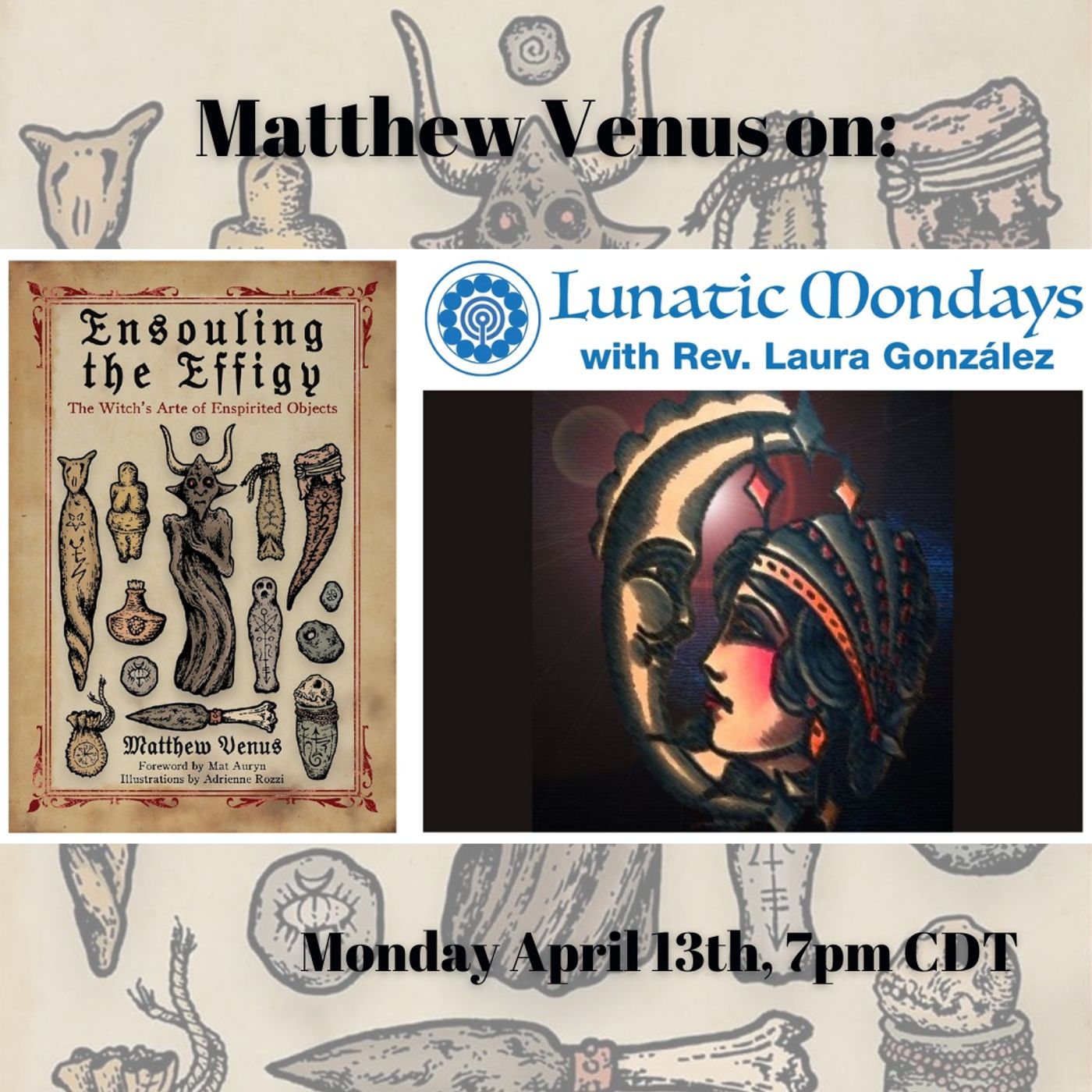 Lunatic Mondays ~ Matthew Venus ~ Author episode artwork