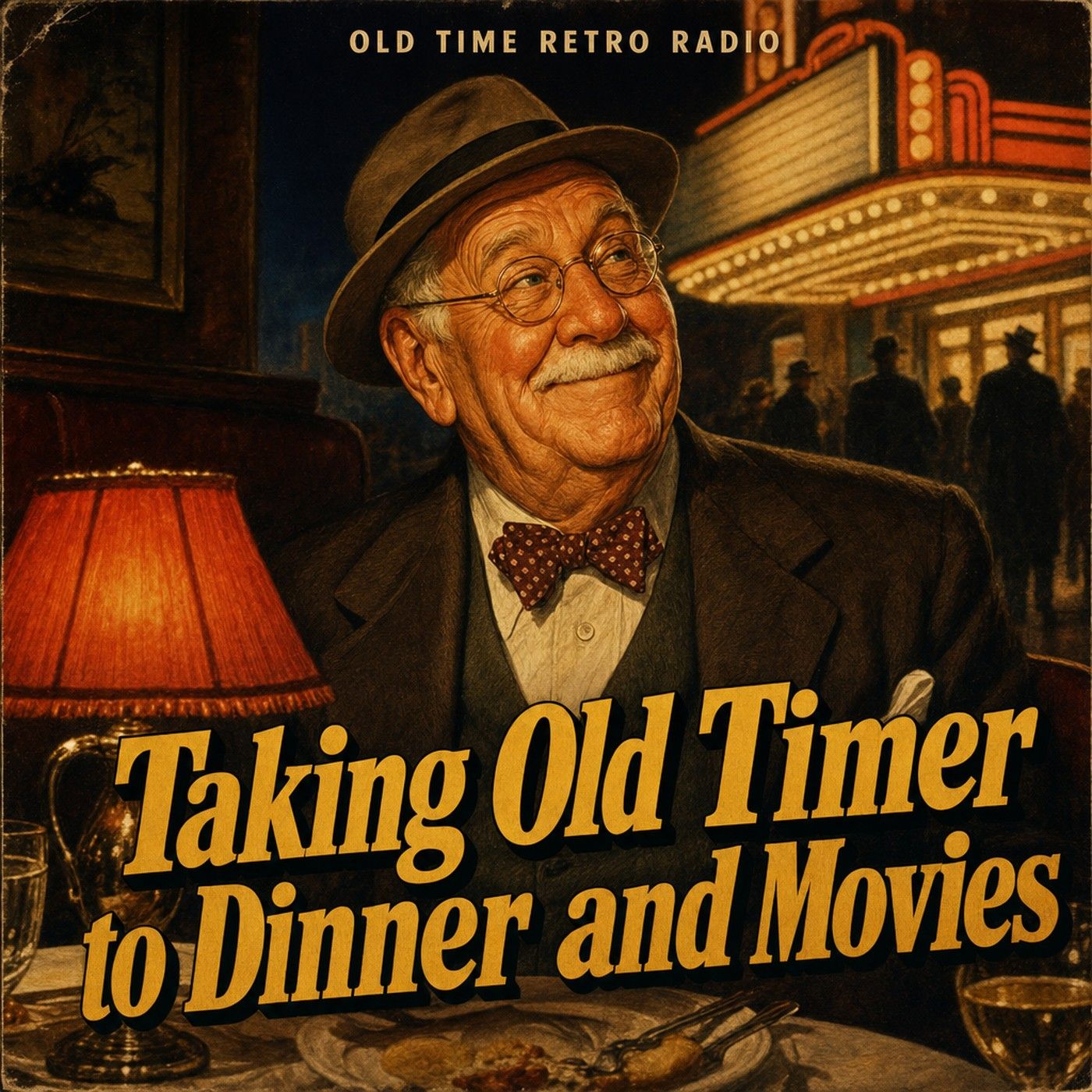 Fibber McGee and Molly - "Taking Old Timer to Dinner and Movies" (Old Time Radio, 1954)