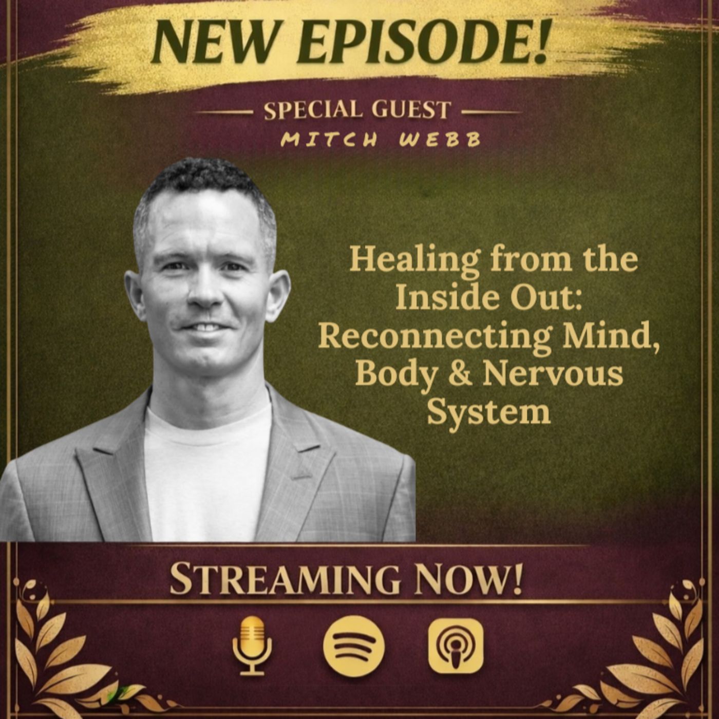 Miss Liz Serves Mitch Webb Treating Trauma From Inside Out episode artwork