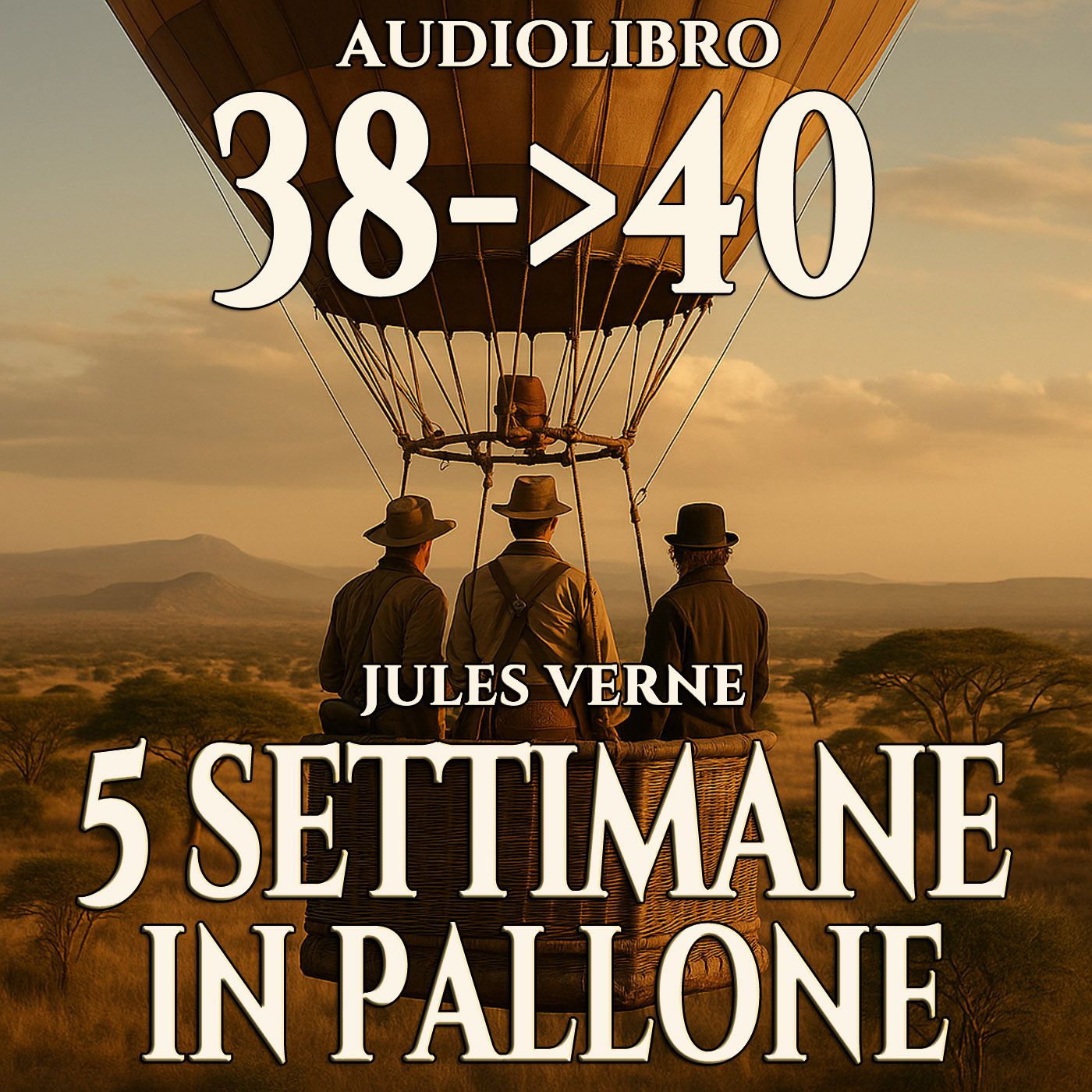 Audiolibro 5 Settimane in Pallone - Capitolo 38-39-40 - Jules Verne episode artwork