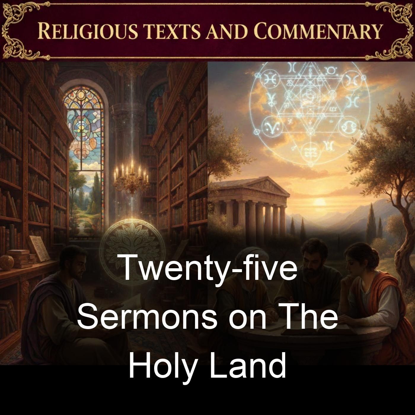 Twenty-five Sermons on The Holy Land cover art