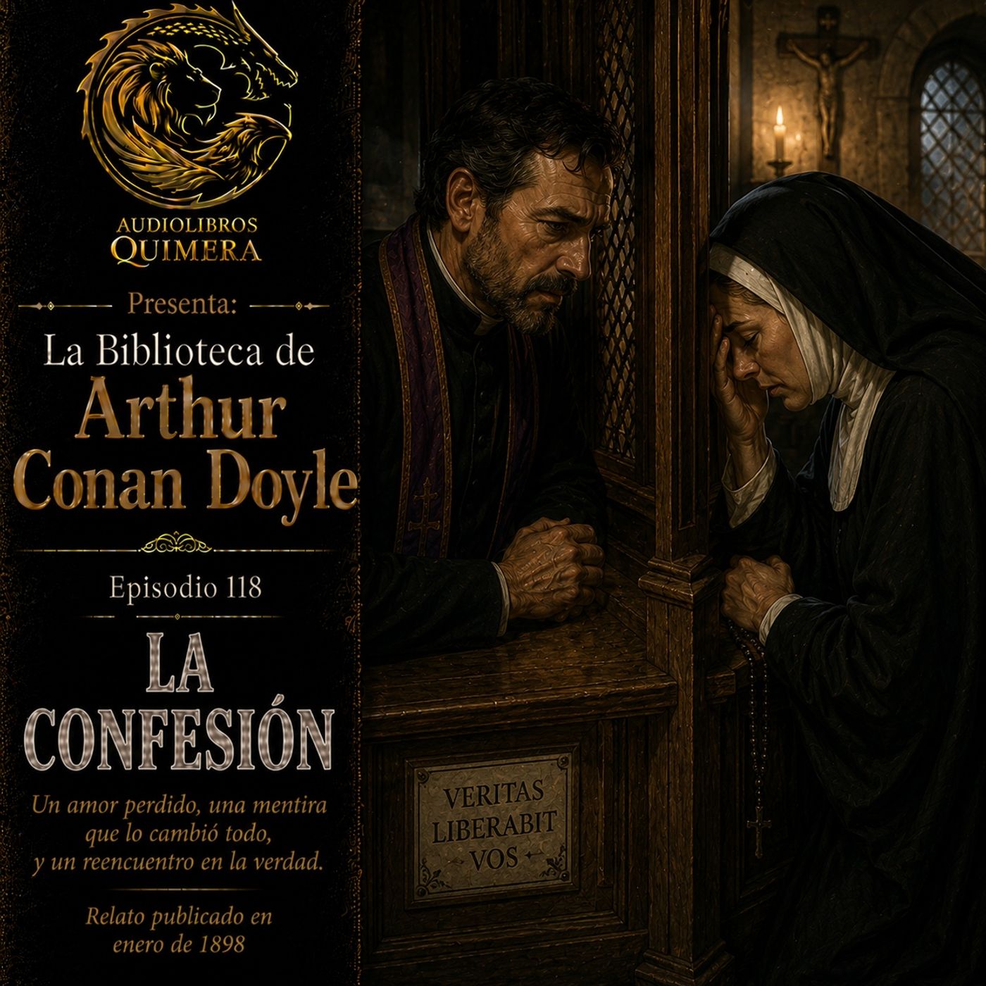 Portada de Audiolibros Quimera - Biblioteca de Arthur Conan Doyle