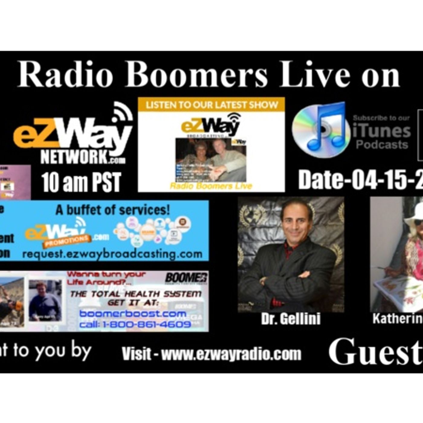 Radio Boomers Live S8 EP 27 Feat. Dr. Gellini & Katherine Arion episode artwork
