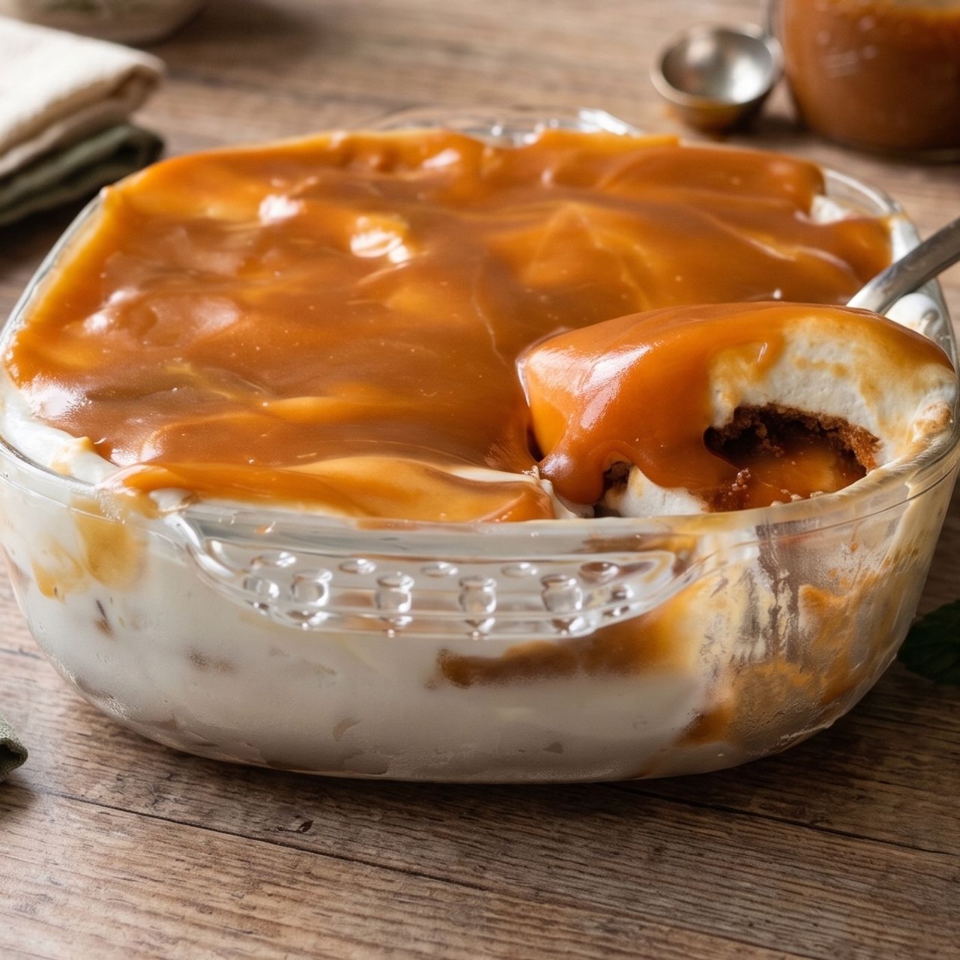Dolce al cucchiaio con biscotti Lotus e caramello salato: la ricetta a strati con crema allo yogurt episode artwork