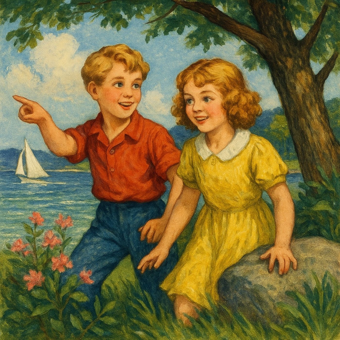 Curlytops on Star Island