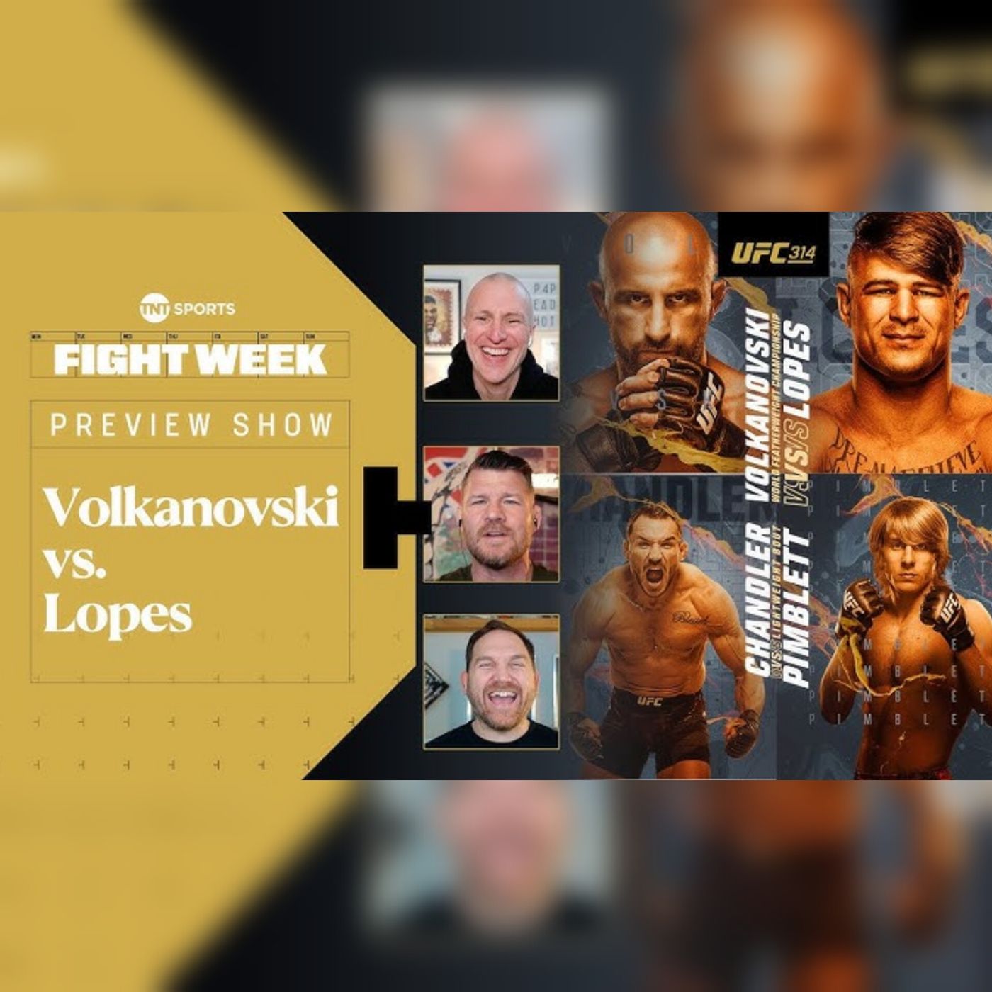_UFC314 Preview Show_ Volkanovski vs Lopes 🏆 Chandler vs Pimblett 💥 ft. Michael Bisping(M4A_128K) episode artwork