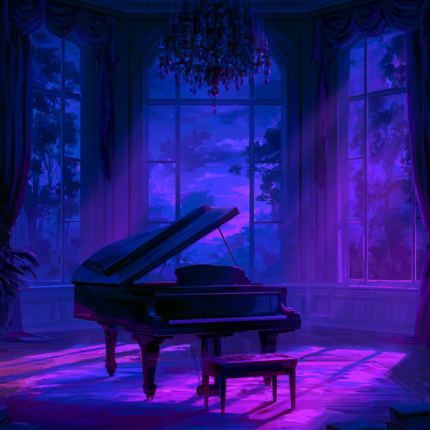 Purple Noise and Gentle Piano for Deep Sleep episode artwork