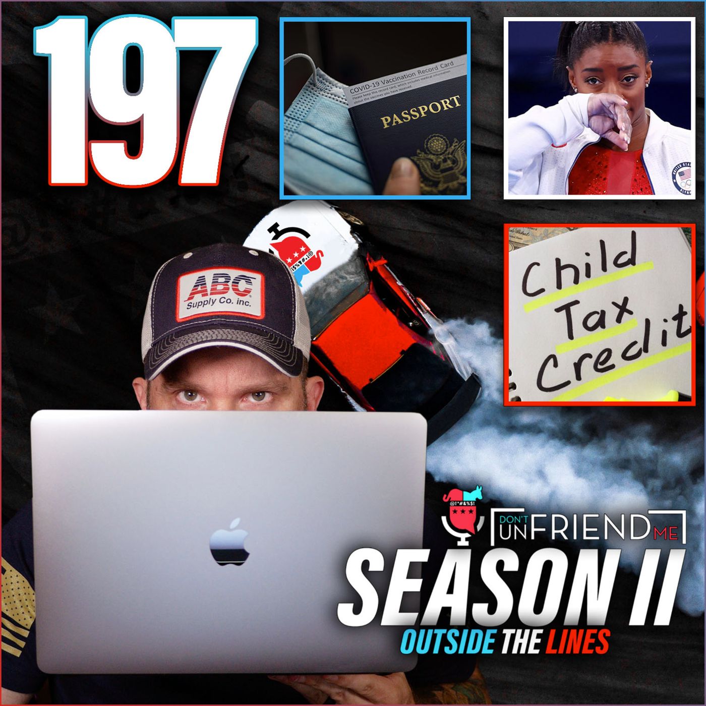 #197: Simone Biles isn’t your punching bag. Child Tax Credit Dangers. Pelosi lockdown. episode artwork
