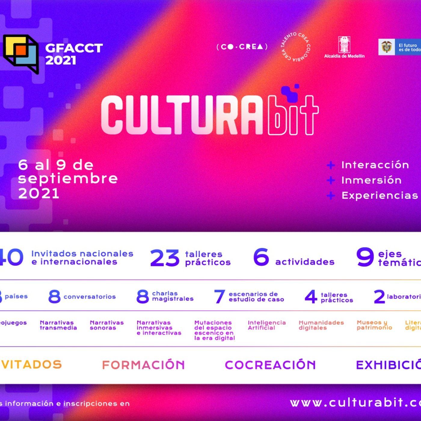 ¿Amante a las narrativas visuales?: Cultura BIT, 6,7,8 y 9 de septiembre episode artwork