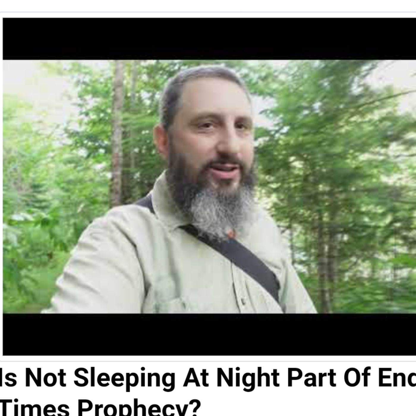 Not Sleeping At Night Part Of End Times Prophecy episode artwork