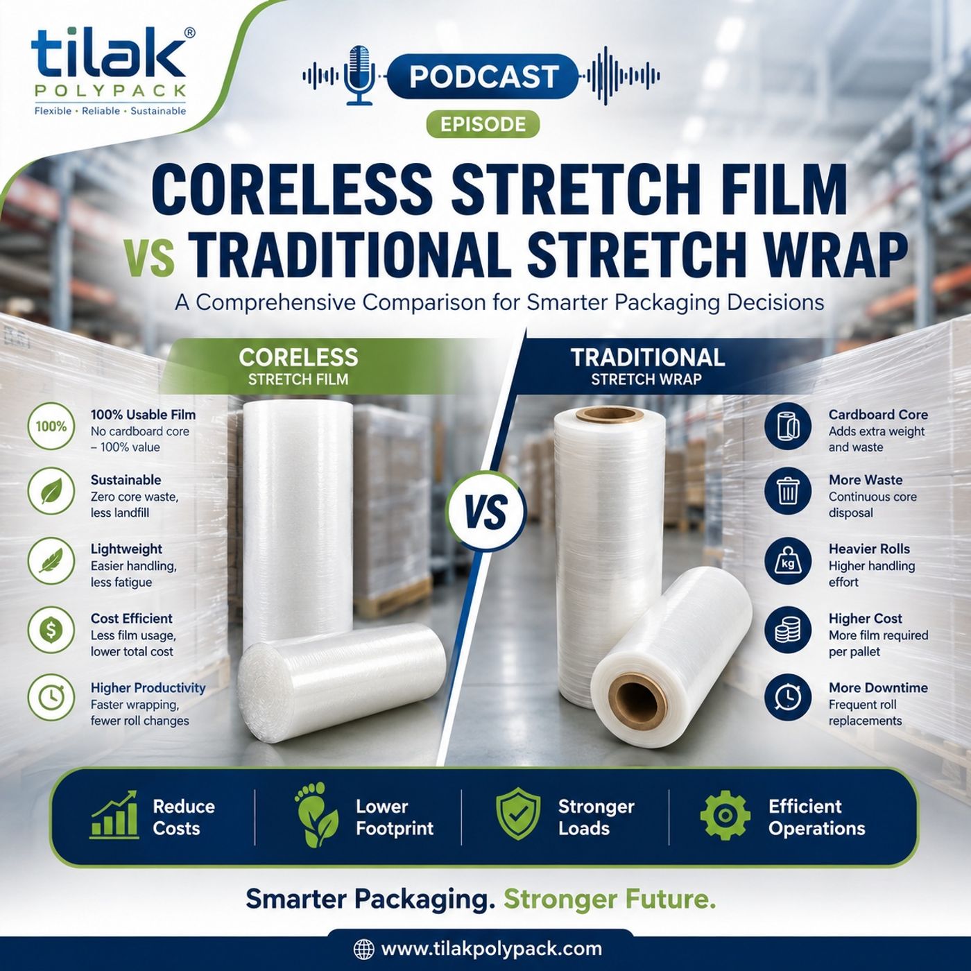 Stretch Film vs Traditional Stretch Wrap podcast artwork