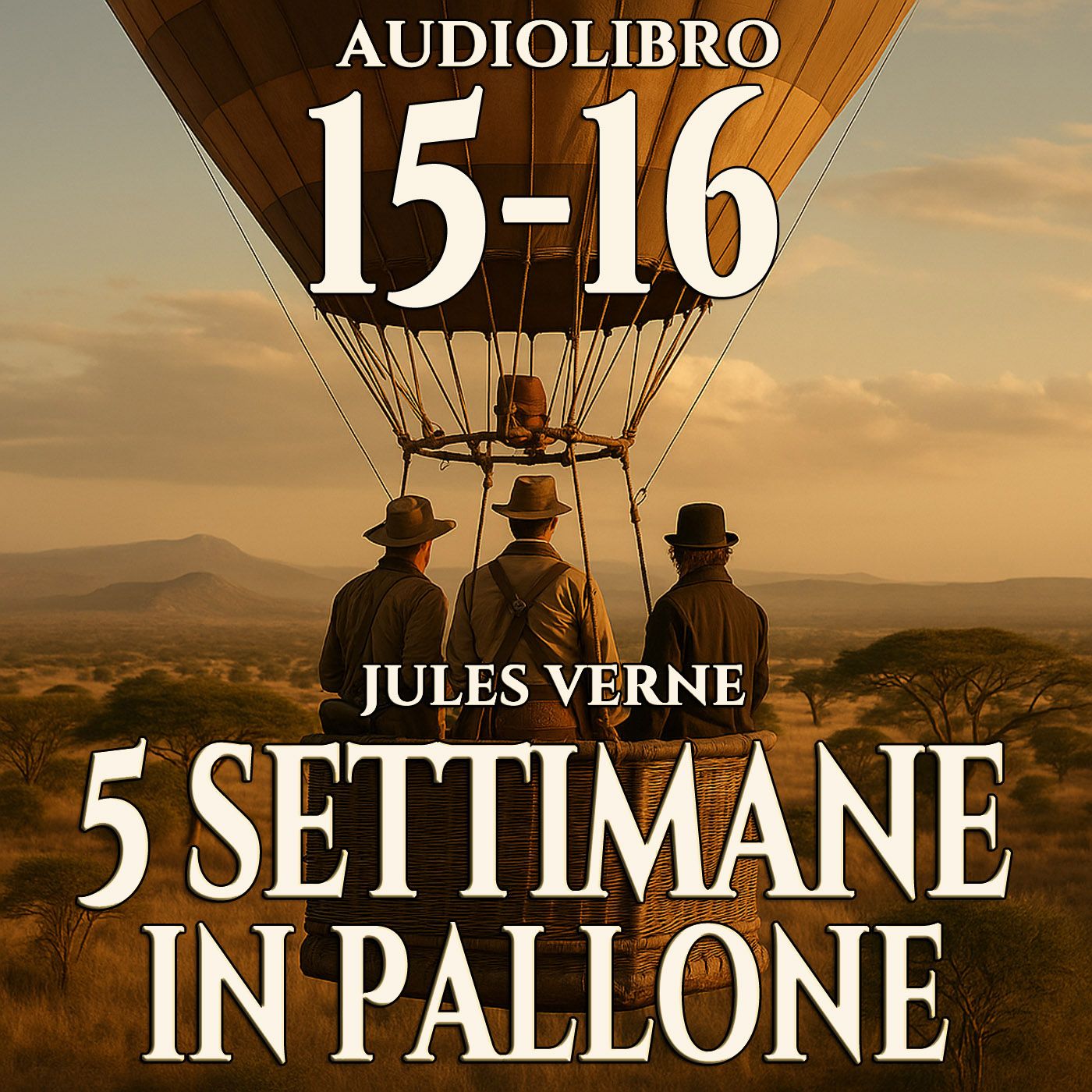 Audiolibro 5 Settimane in Pallone - Capitolo 15-16 - Jules Verne episode artwork