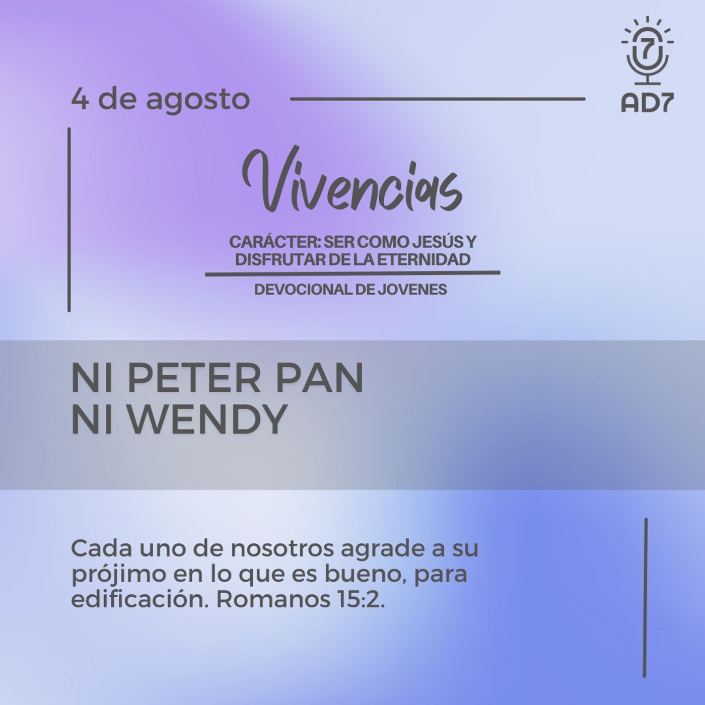 AD7 Devocional - Diferente / Inverso