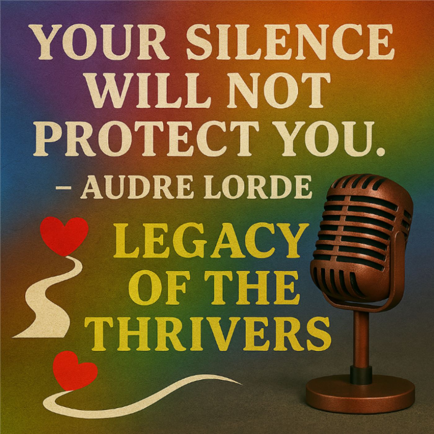 “Your silence will not protect you.” Audre Lorde Legacy of The Thrivers episode artwork