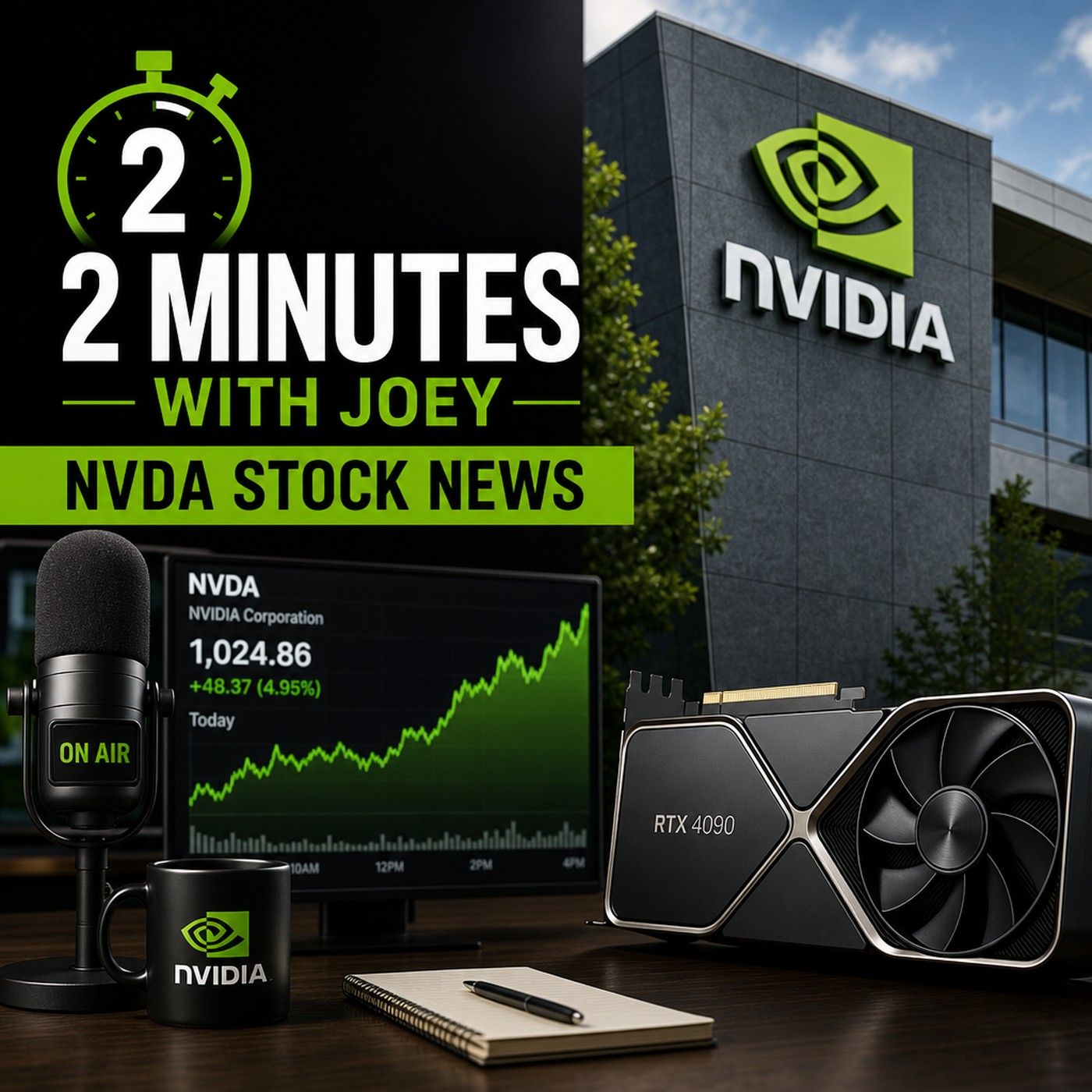 2 Minutes with Joey - NVDA Stock News podcast artwork