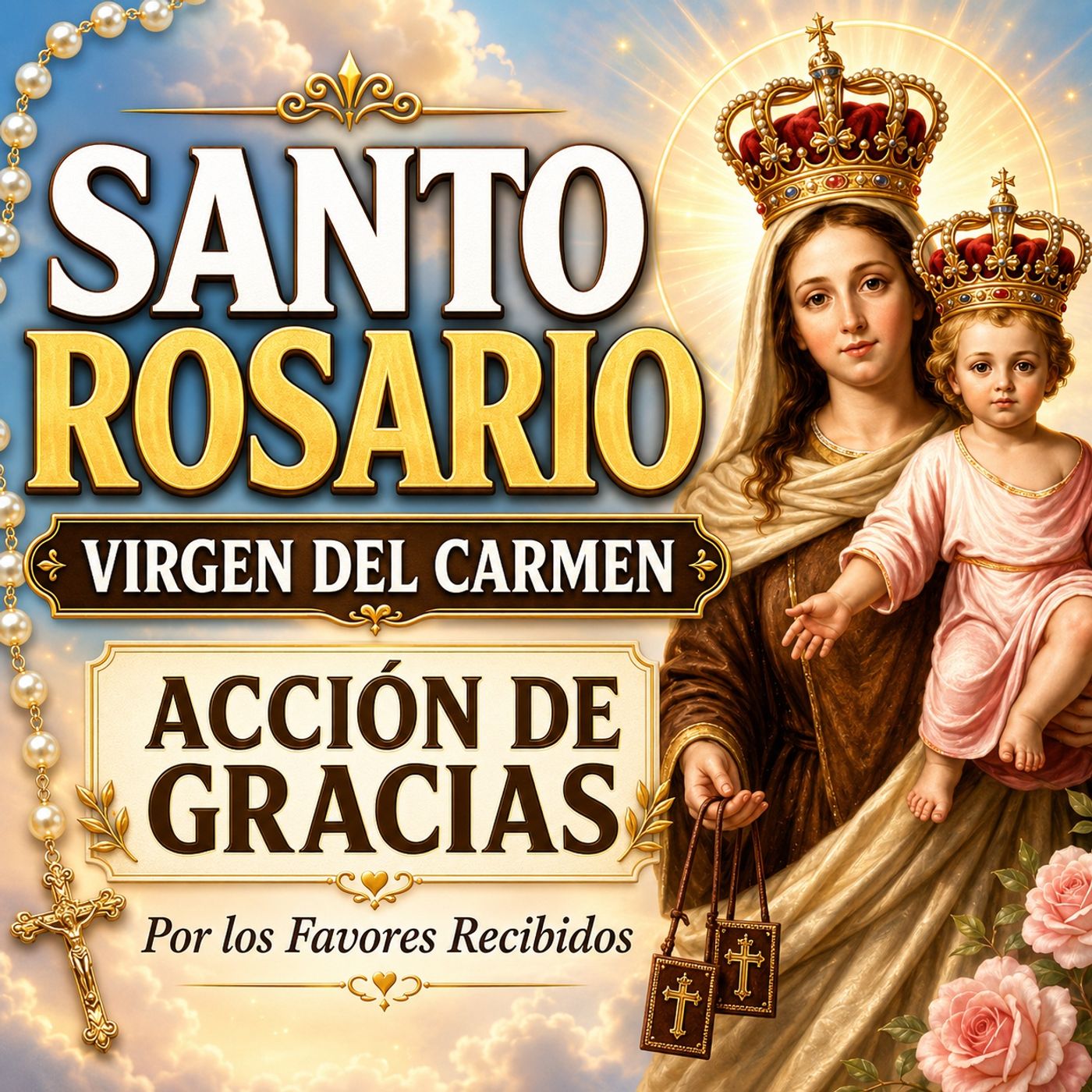 SANTO ROSARIO DE ACCIÓN DE GRACIAS A LA VIRGEN DEL CARMEN ❤️ Gracias Madre Santísima 🙏 episode artwork