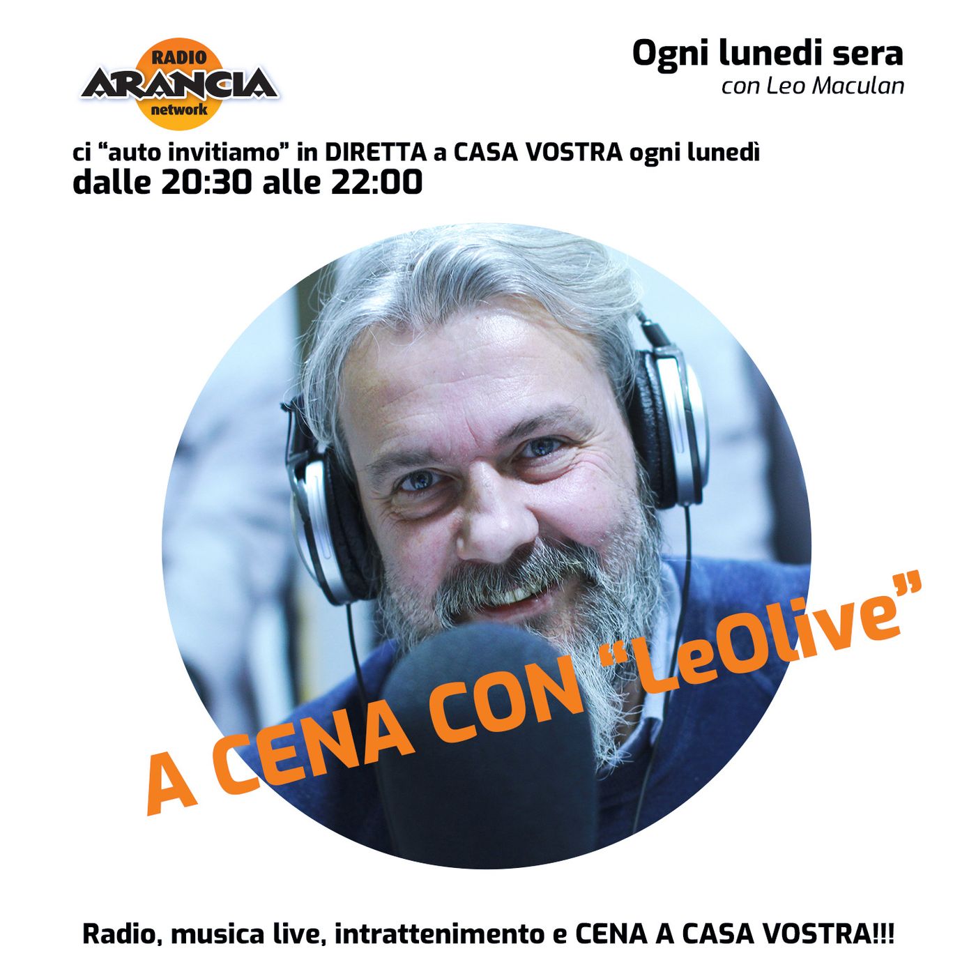 A cena con "LeOlive" con Leo Maculan