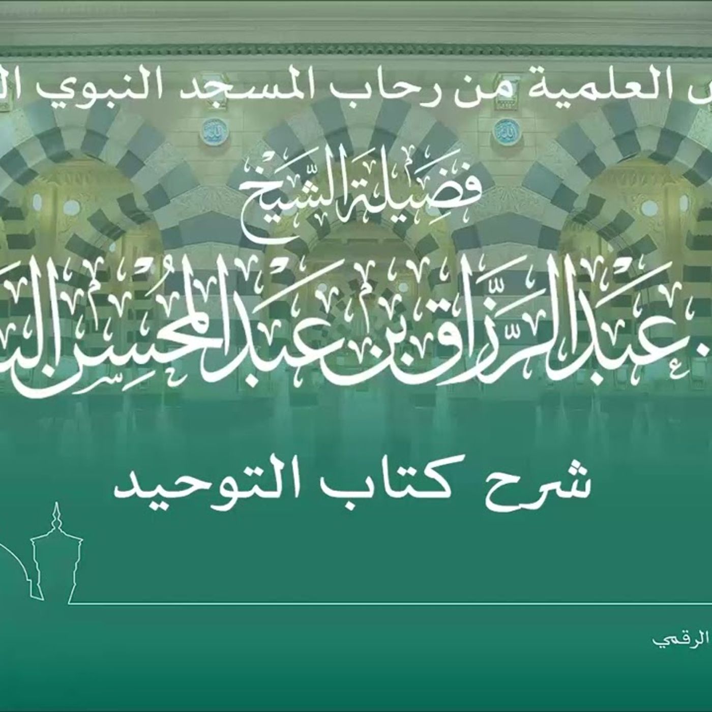 37 - الدروس العلمية لفضيلة الشيخ أ. د. عبدالرزاق بن عبدالمحسن البدر - كتاب التوحيد episode artwork