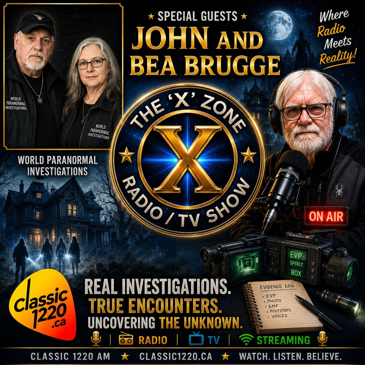 Rob McConnell Interviews - JOHN AND BEA BRUGGE - World Paranormal Investigations