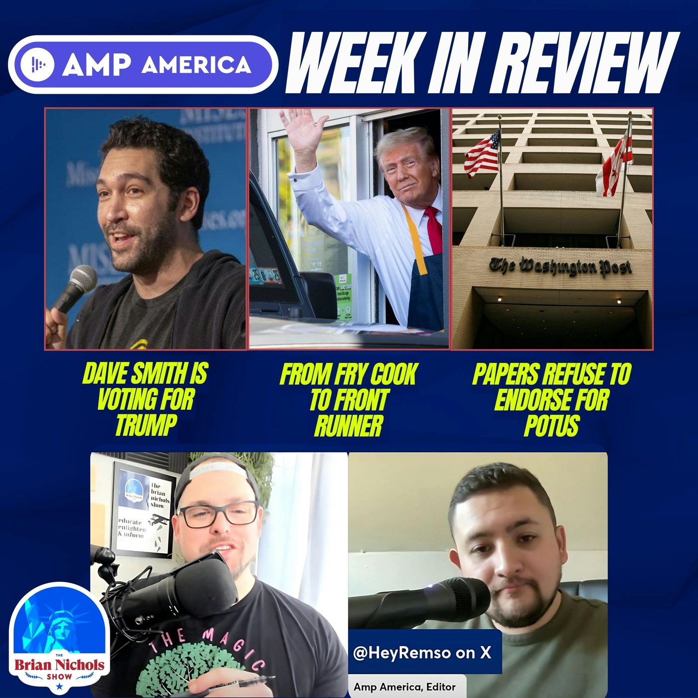 916: Why Libertarians Are Switching to Trump in 2024 | Week in Review - podcast episode cover