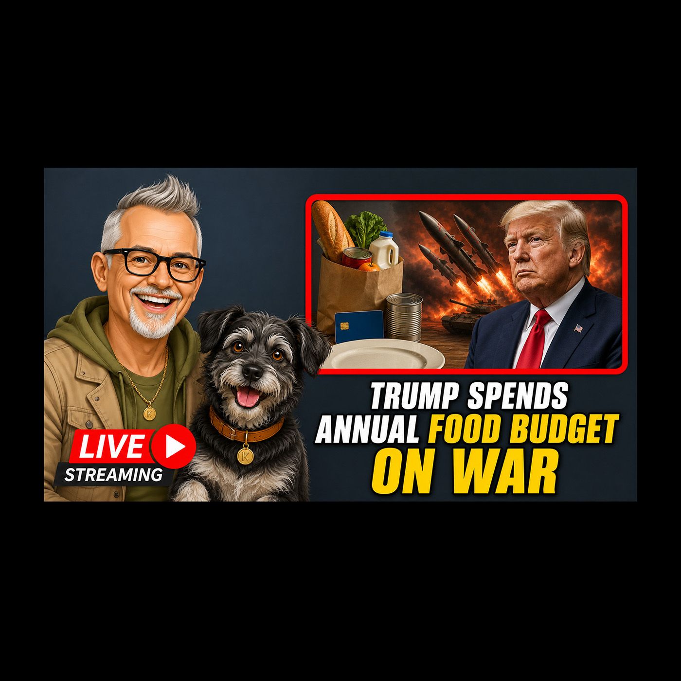 Trump’s $87.6 Billion Iran War Request vs. SNAP: War or Food? episode artwork