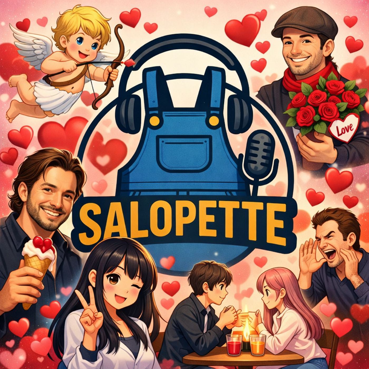 San Valentino spiegato male: Cupido, cene romantiche e disastri |Salopette il Podcast episode artwork
