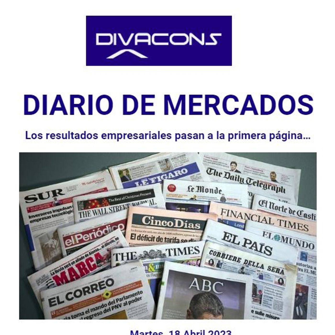 PODCAST DIARIO DE MERCADOS Martes 18 Abril episode artwork