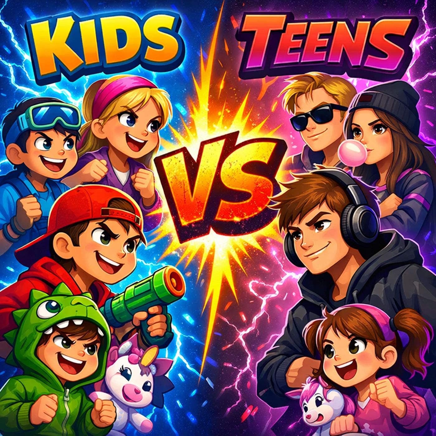 kids Vs Teens