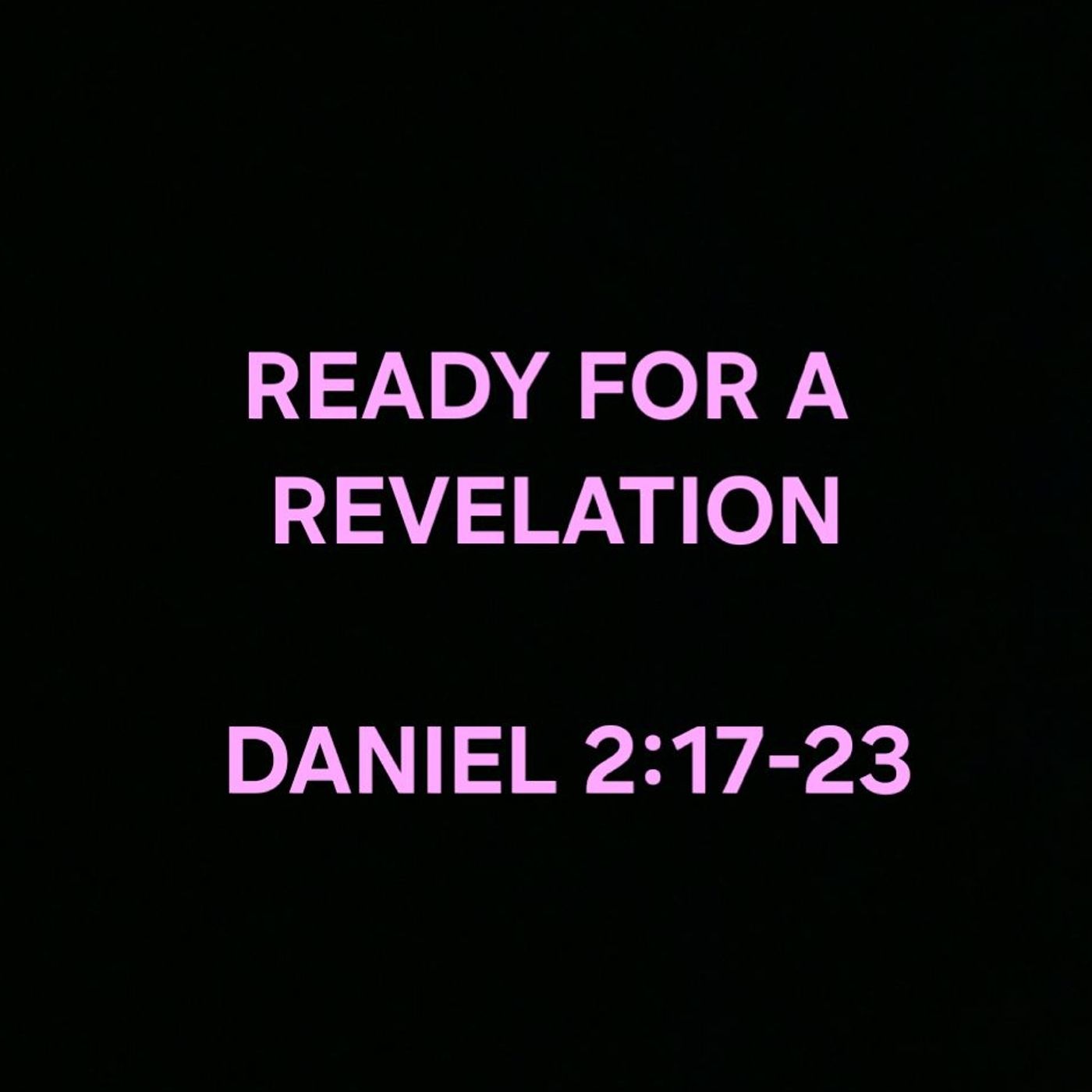 READY FOR A REVELATION episode artwork