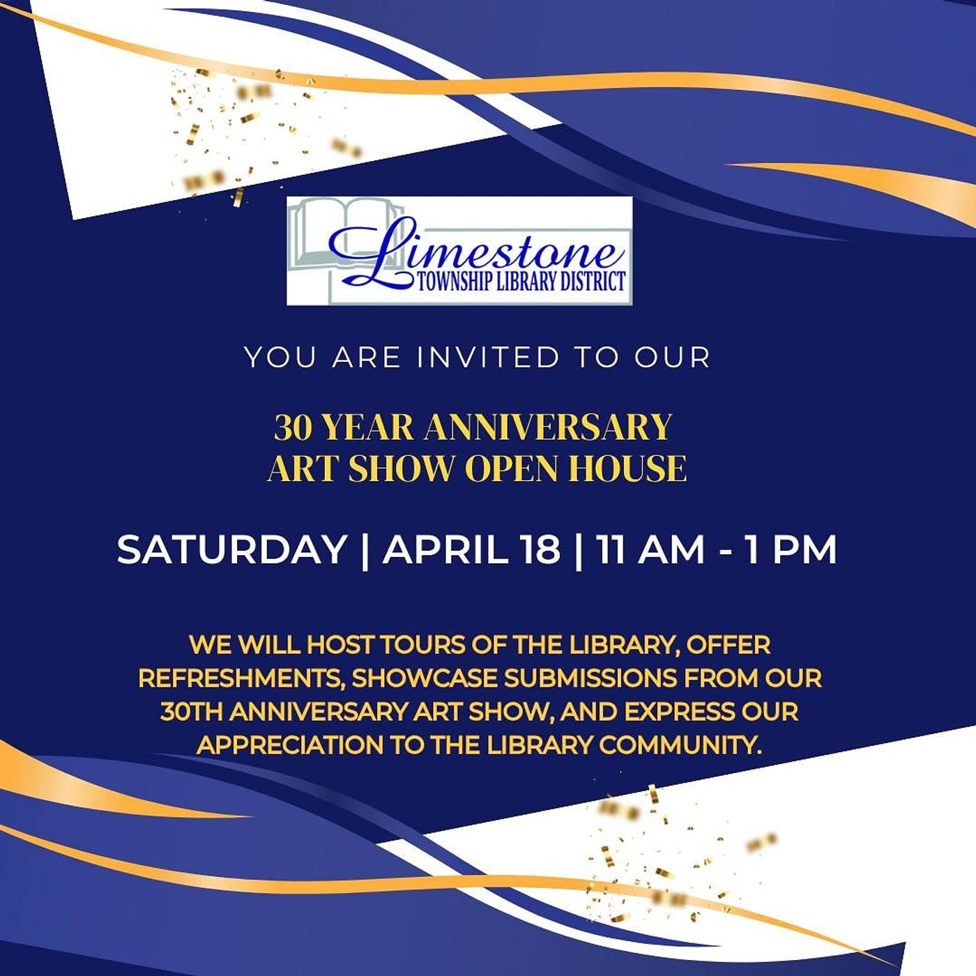 Limestone library celebrates 30 years with art show and open house episode artwork