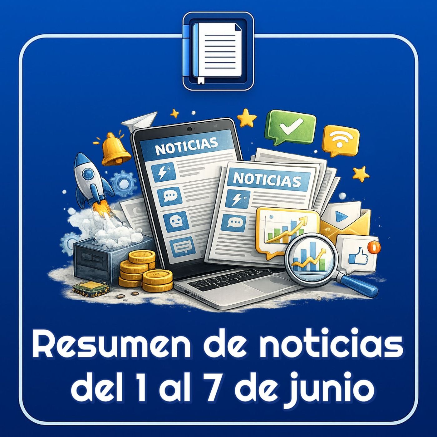Resumen de noticias tecnológicas del 1-7 junio episode artwork