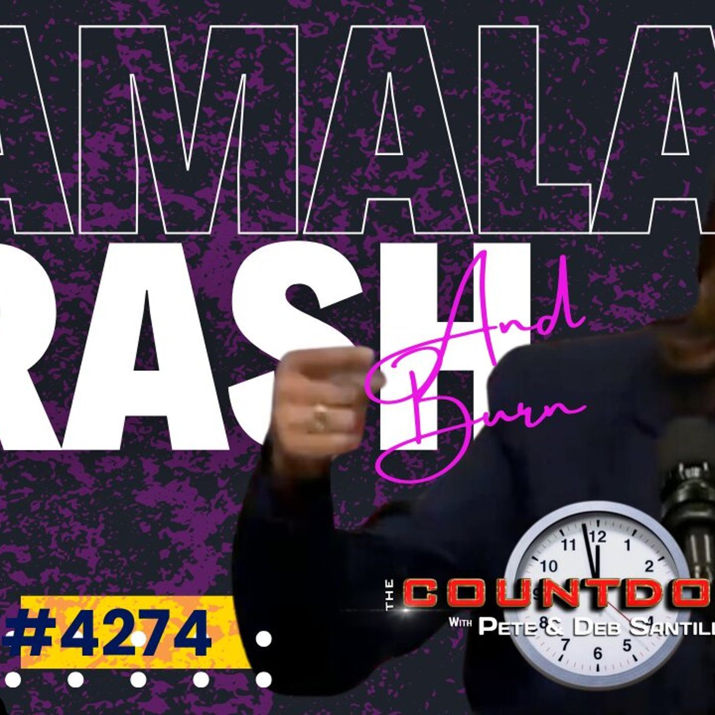 17 DAYS-KAMALA-CRASH-AND-BURNS! Trump Hitting It Out Of The Park [Pete Santilli #4274-8AM] episode artwork