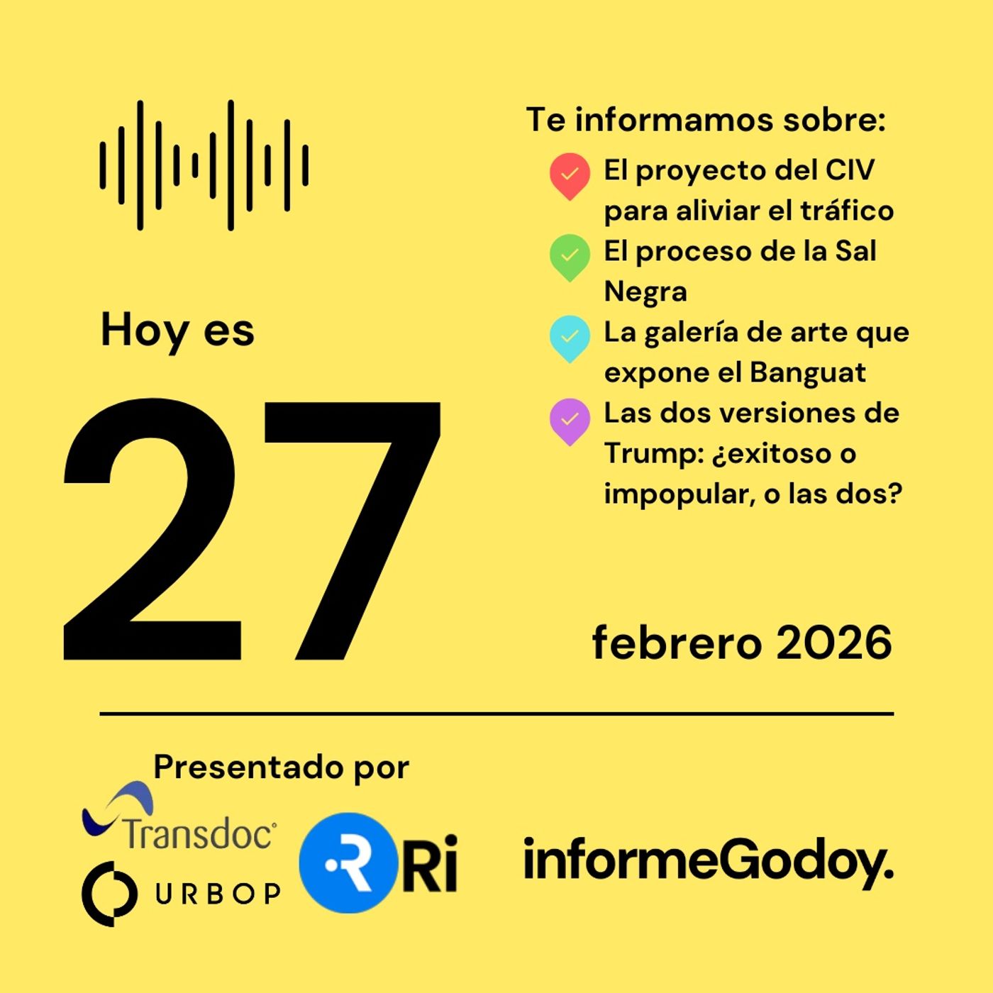 27 de febrero 2026 episode artwork
