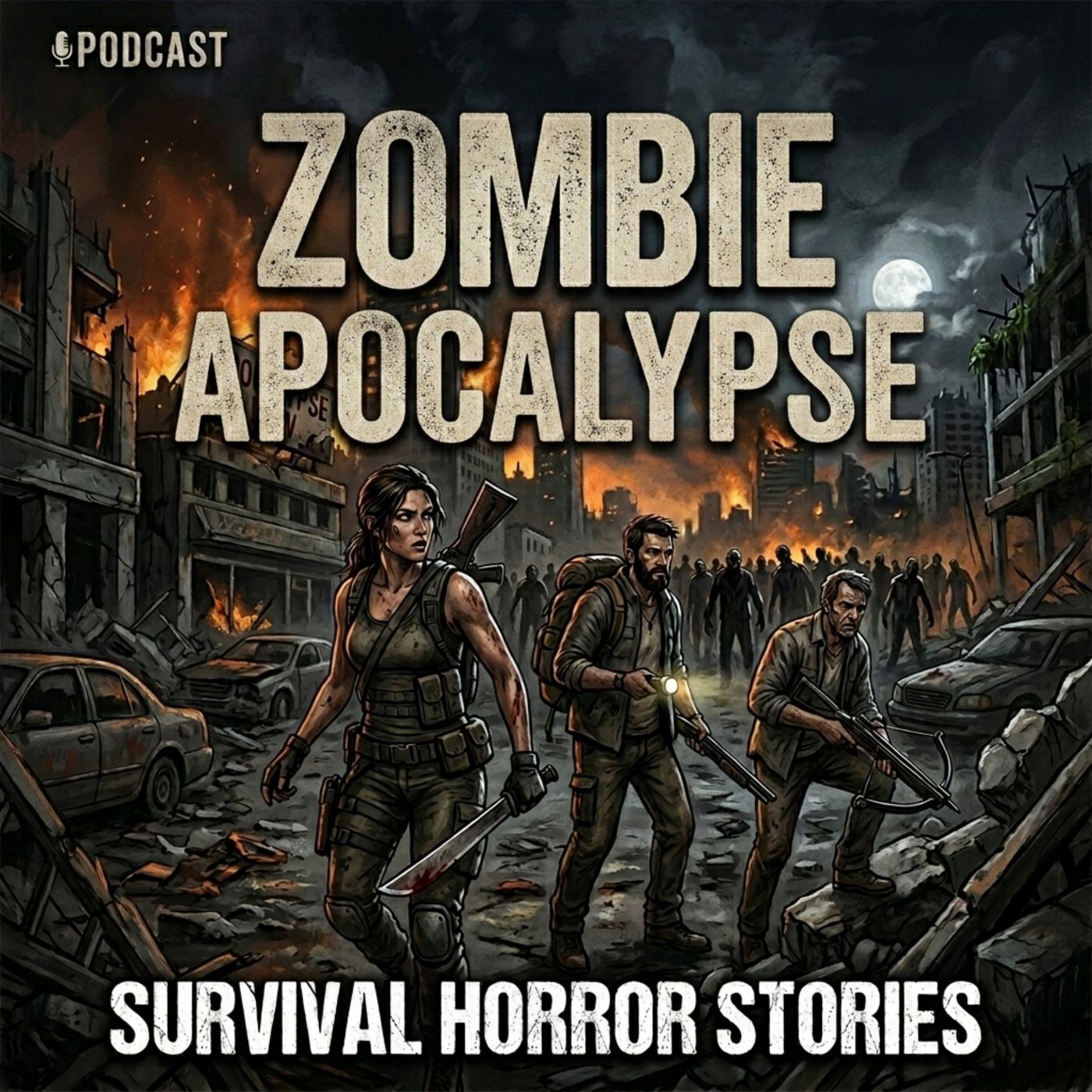 Zombie Stories - Alone in the Horde Survival Horror Tales Audiobooks