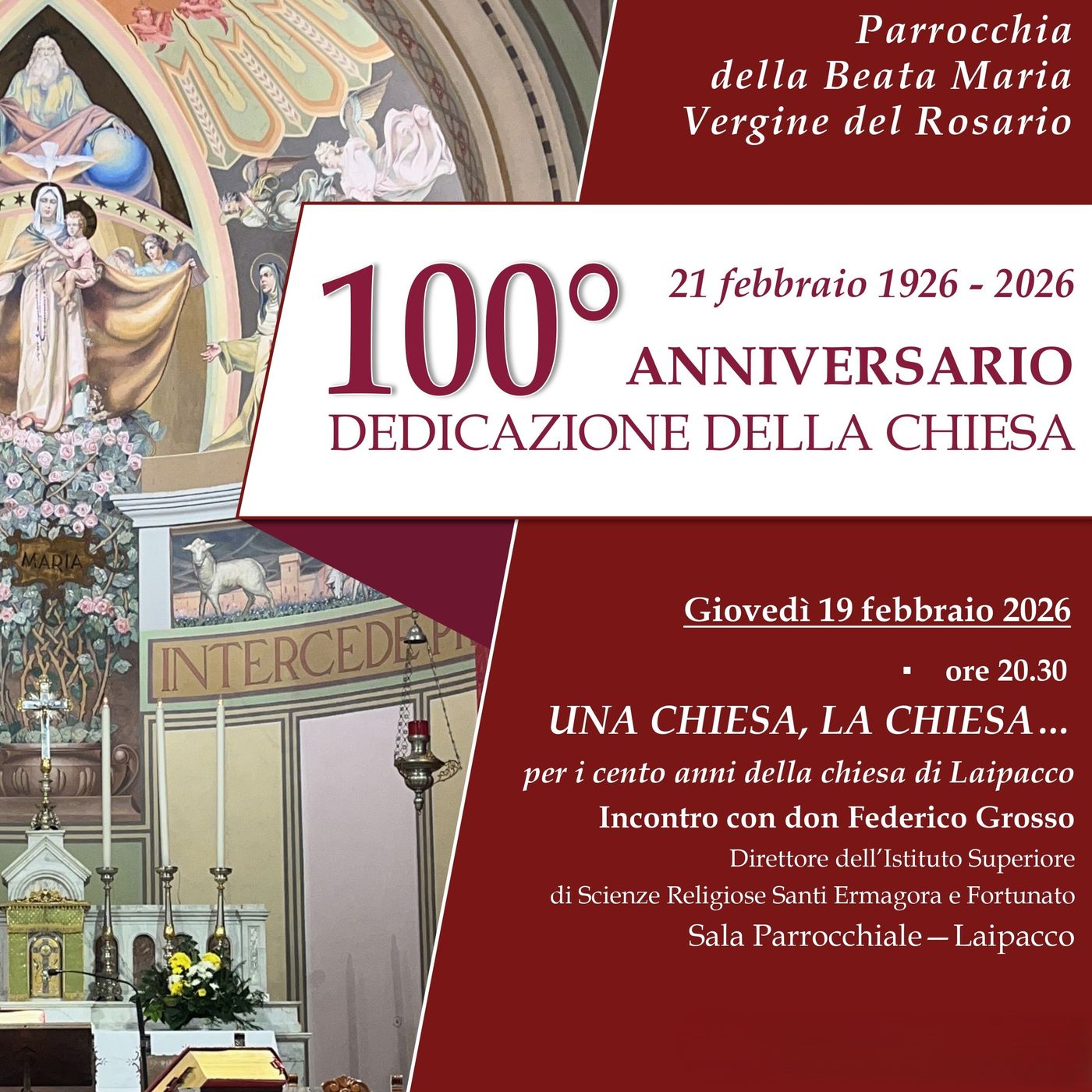 16/02/2026 - 100 anni della Chiesa di Laipacco episode artwork